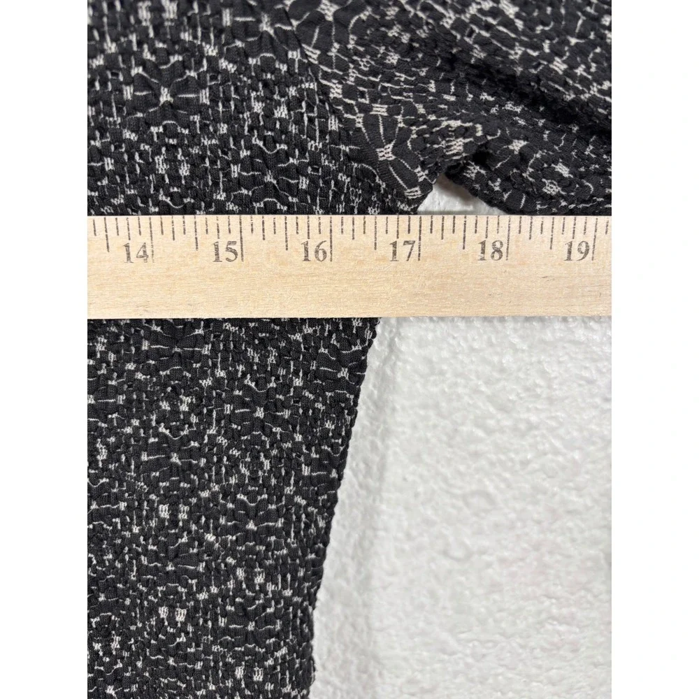 Free‎ People Bodycon Dress Womens Large Black Textured Low Back Knit